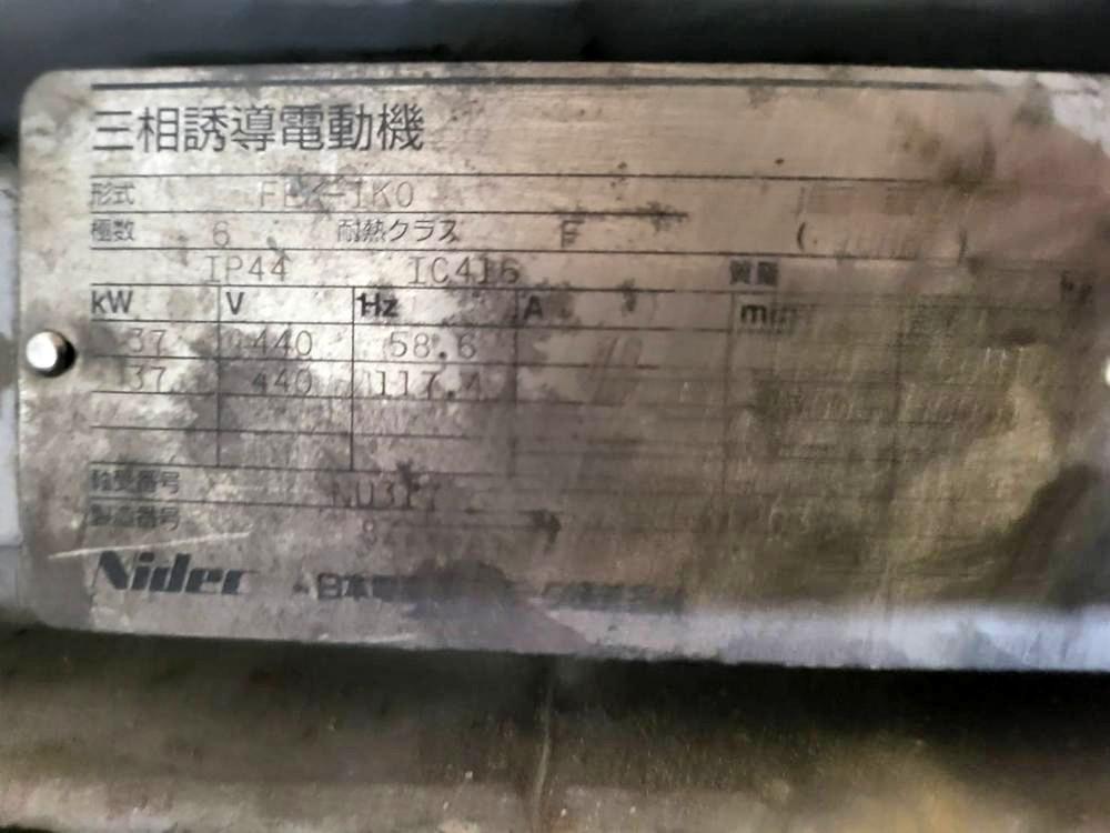 【中古】ニデック製三相誘導モーターの詳細画像|1枚目