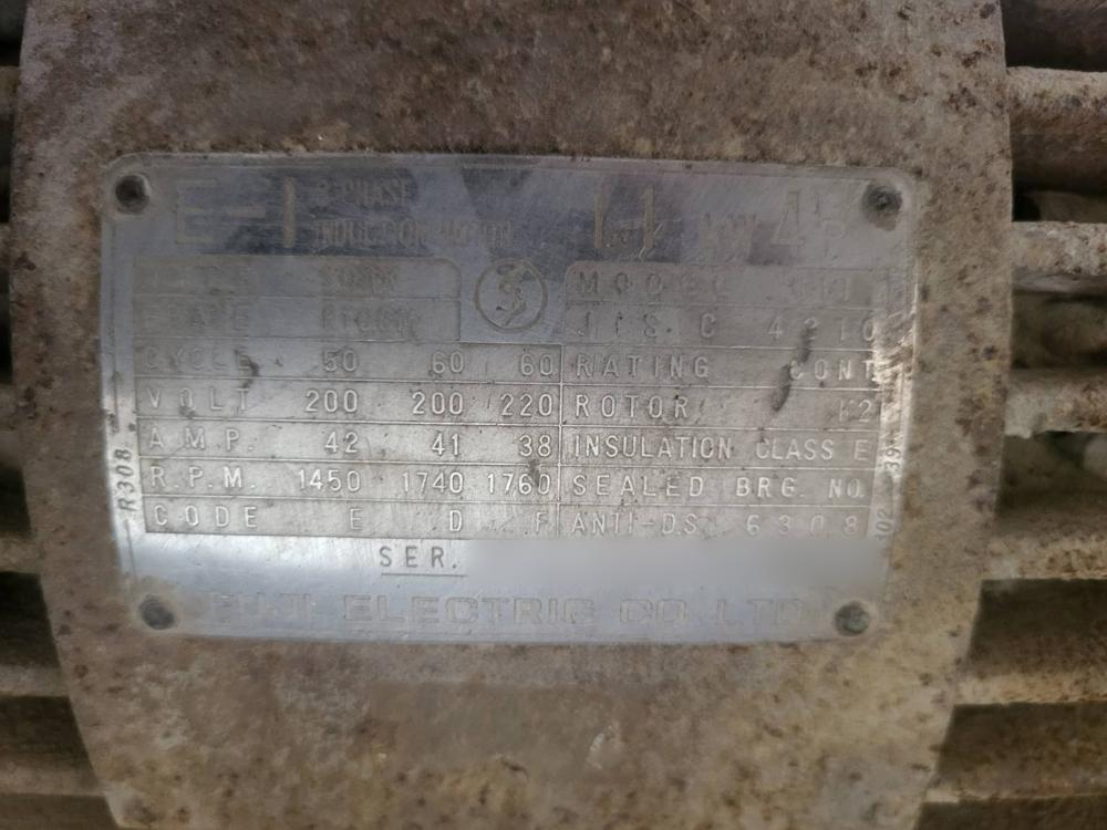 【中古】富士電機製モーターの詳細画像|1枚目
